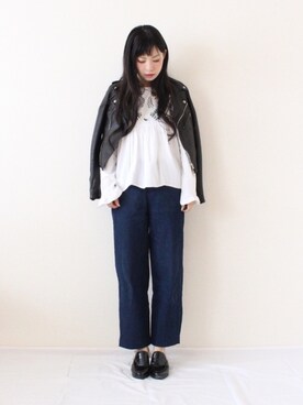 「SNIDEL（スナイデル）のアイテム（その他シューズ）」を使った、まいさん（レディース・164cm）の春コーディネート