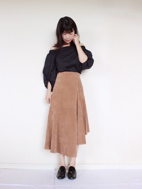 「SNIDEL（スナイデル）のアイテム（その他シューズ）」を使った、まいさん（レディース・164cm）の夏コーディネート