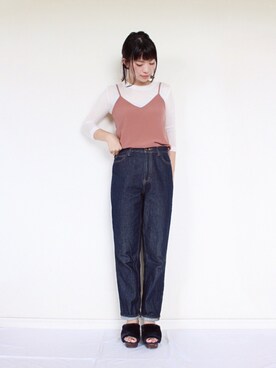 「SNIDEL（スナイデル）のアイテム（その他シューズ）」を使った、まいさん（レディース・164cm）の秋コーディネート