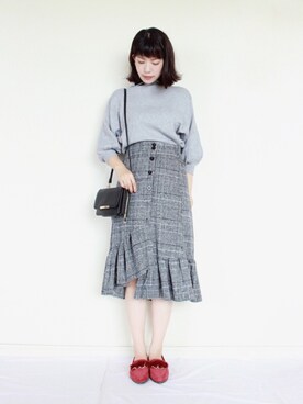 「N.VOUGE（エヌヴォーグ）のアイテム」を使った、まいさん（レディース・164cm）の秋コーディネート