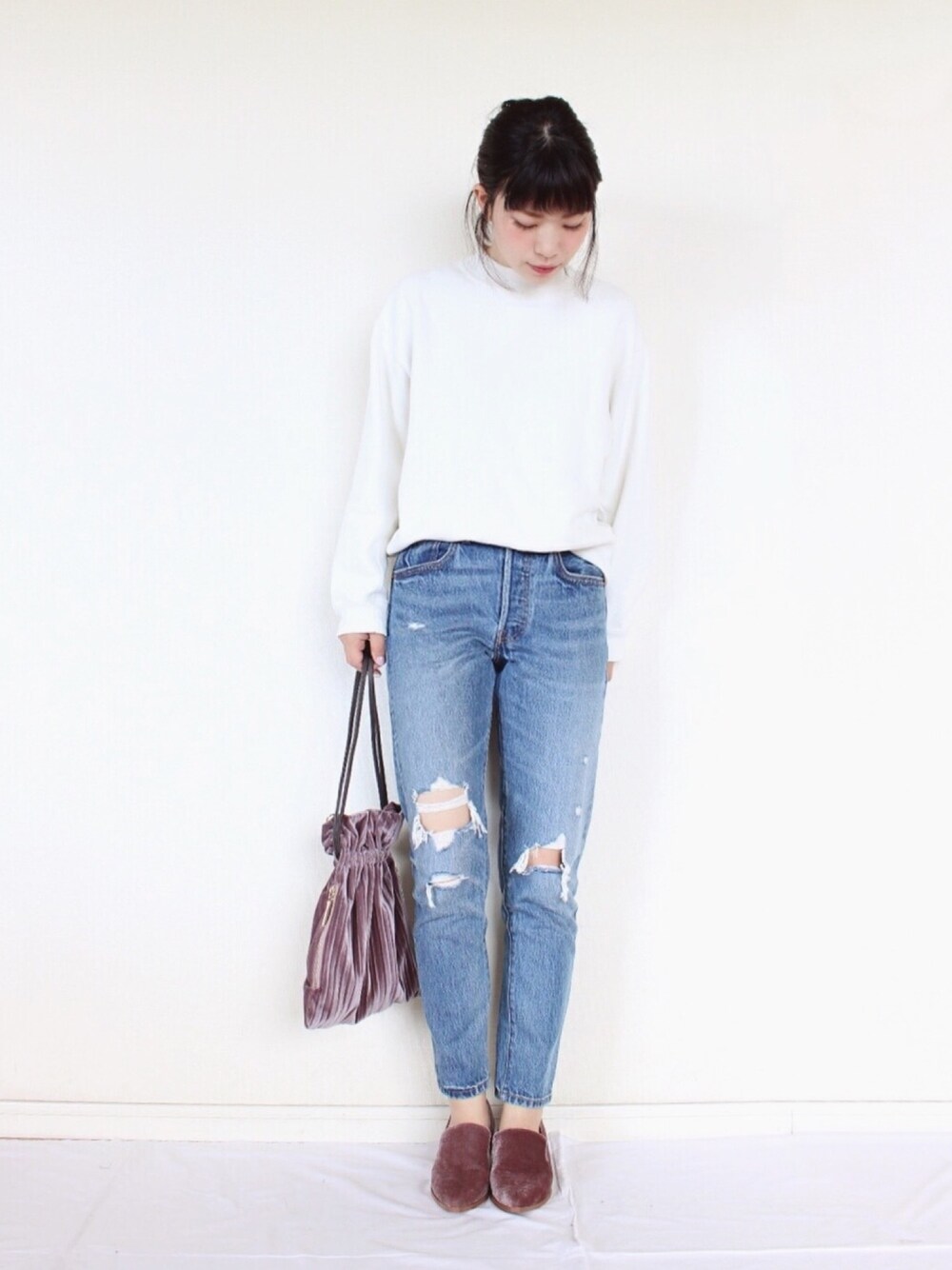 「パンツスタイル、ootd、秋、秋コーデ、きれいめカジュアル、オトナカジュアル、ビッグシルエット、シンプルコーデ、UNIQLO、UNIQLO U」｜「IG:mai1220のアイテム（その他、その他）」を使った、まいさん（レディース・164cm）の秋コーディネートの1枚目の写真