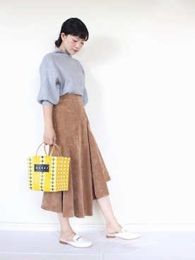 「NEI（ネイ）のアイテム」を使った、まいさん（レディース・164cm）の秋コーディネート