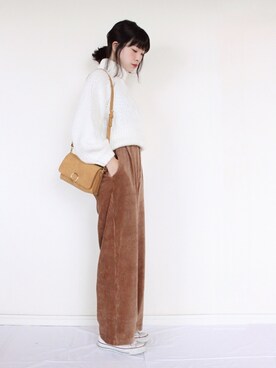 「N.（N. Natural Beauty Basic）（エヌエヌナチュラルビューティーベーシック）のアイテム（パンツ）」を使った、まいさん（レディース・164cm）の秋コーディネート