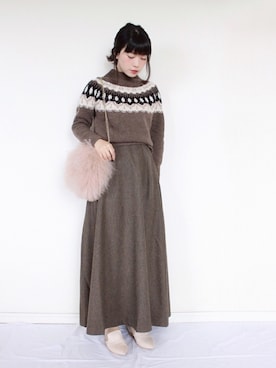 まいさん（レディース・164cm）の冬コーディネート