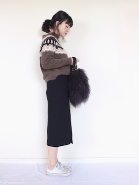 まいさん（レディース・164cm）の冬コーディネート