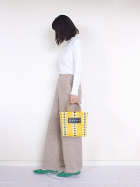 「URBAN RESEARCH DOORS（アーバンリサーチドアーズ）のコーデュロイパンツ（その他パンツ）」を使った、まいさん（レディース・164cm）の冬コーディネート