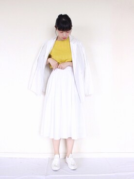 「SENSE OF PLACE by URBAN RESEARCH（センスオブプレイスバイアーバンリサーチ）のアイテム（その他アウター）」を使った、まいさん（レディース・164cm）の春コーディネート