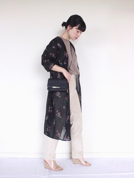 「SENSE OF PLACE by URBAN RESEARCH（センスオブプレイスバイアーバンリサーチ）のアイテム（その他アウター）」を使った、まいさん（レディース・164cm）の春コーディネート