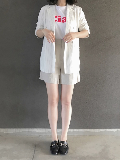 春夏コーデ❤️ミニ丈パンツシンプルデザインお出かけ普段着デート女子会用 春夏デート服 ミニ丈コーデ(ショートパンツ)」imoのお気に入り