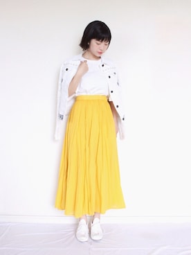 「Desigual（デシグアル）のアイテム（ジャケット/アウター）」を使った、まいさん（レディース・164cm）の春コーディネート