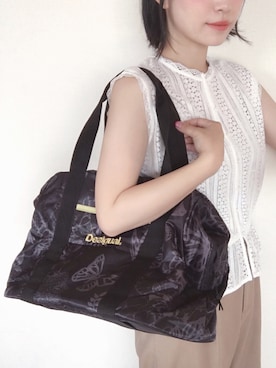 「Desigual（デシグアル）のアイテム（バッグ）」を使った、まいさん（レディース・164cm）の夏コーディネート