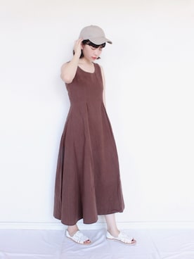 「URBAN RESEARCH Sonny Label（アーバンリサーチサニーレーベル）のアイテム（帽子）」を使った、まいさん（レディース・164cm）の夏コーディネート