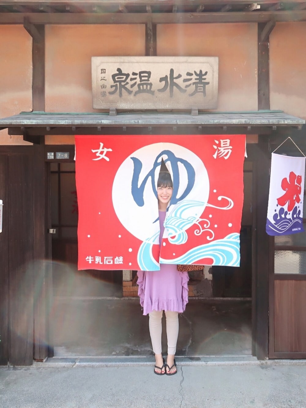 「夏コーデ、シンプル、大人カジュアル、ラフ、リラックススタイル、ラクチンコーデ、レギンス、パープル」｜「IG:mai1220のアイテム（その他、その他）」を使った、まいさん（レディース・164cm）の夏コーディネートの1枚目の写真