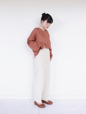 「NAIN（ナイン）のアイテム」を使った、まいさん（レディース・164cm）の秋コーディネート