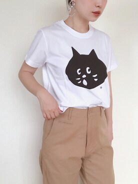 「にゃー（ニャー）のアイテム」を使った、まいさん（レディース・164cm）の秋コーディネート
