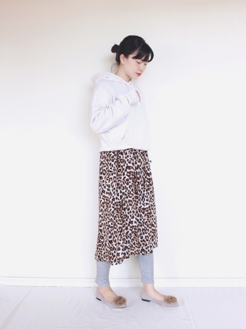 「LIPSTAR、リップスター、AU BANNISTER、秋のコーデ、大人カジュアル、おしゃれさんと繋がりたい、パーカー、レオパード」｜「IG:mai1220のアイテム（その他、その他）」を使った、まいさん（レディース・164cm）の秋コーディネートの1枚目の写真