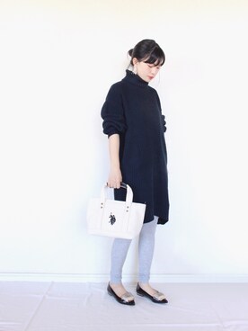 「PICHE ABAHOUSE（ピシェ アバハウス）のアイテム」を使った、まいさん（レディース・164cm）の秋コーディネート
