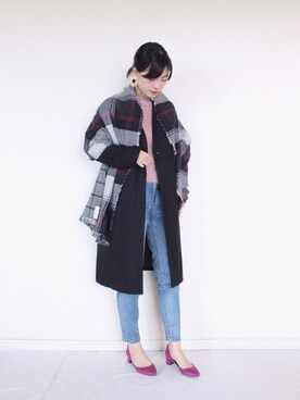 「URBAN RESEARCH Sonny Label（アーバンリサーチサニーレーベル）のアイテム（その他アウター）」を使った、まいさん（レディース・164cm）の冬コーディネート