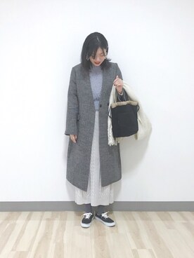 「SENSE OF PLACE by URBAN RESEARCH（センスオブプレイスバイアーバンリサーチ）のアイテム（その他アウター）」を使った、まいさん（レディース・164cm）の冬コーディネート