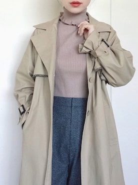 「AMERI」｜「アイテム（その他）」を使った、まいさん（レディース・164cm）の冬コーディネート