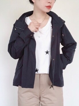 「URBAN RESEARCH Sonny Label（アーバンリサーチサニーレーベル）のアイテム（マウンテンパーカー）」を使った、まいさん（レディース・164cm）の春コーディネート