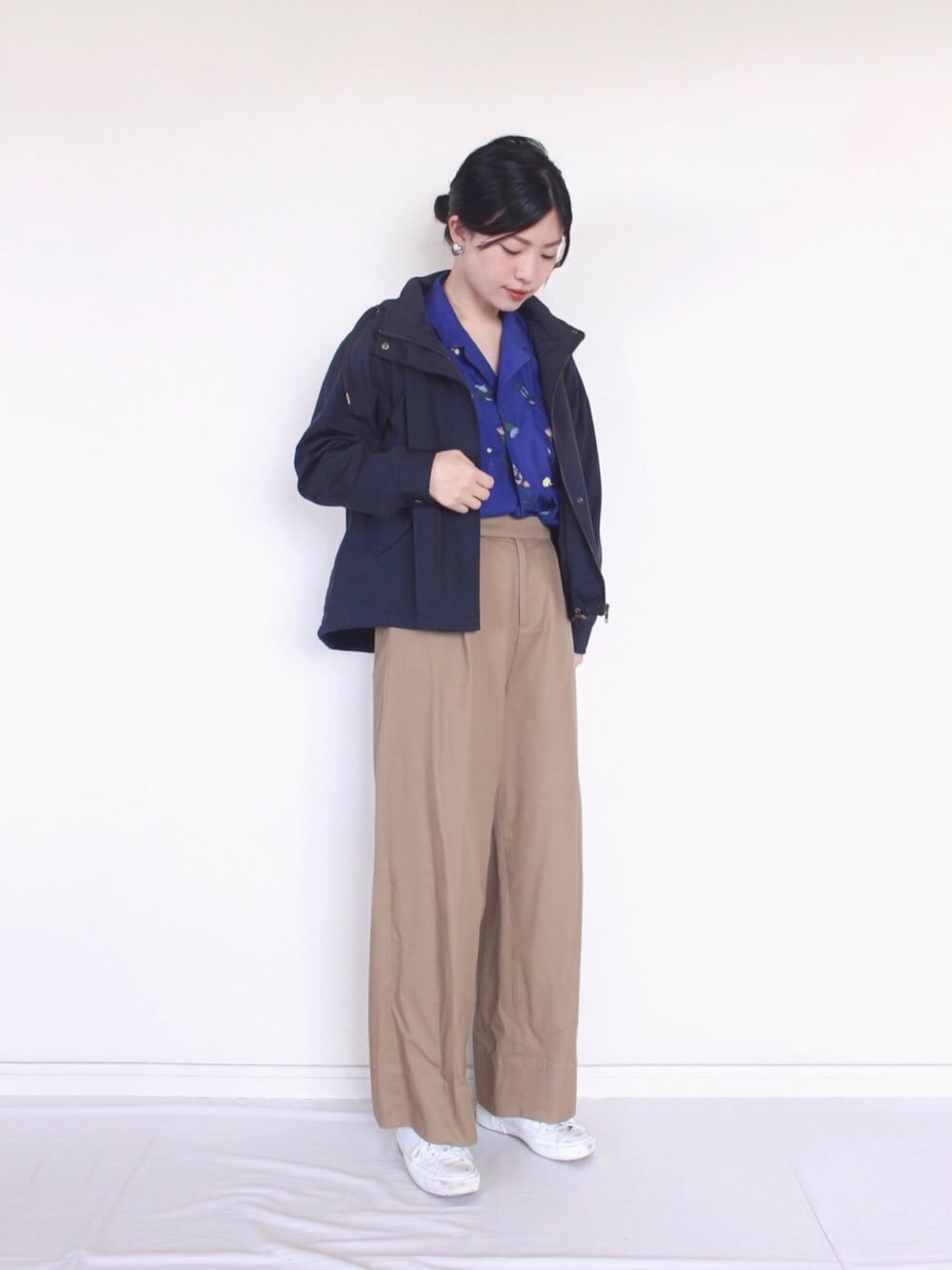 「ネネット、Nenet、SonnyLabel、サニーレーベル、チノパン、マウンテンパーカー、春、大人カジュアル、カジュアル、パンツスタイル」｜「IG:mai1220のアイテム（その他、その他）」を使った、まいさん（レディース・164cm）の春コーディネートの1枚目の写真
