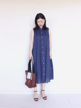 「PICHE ABAHOUSE（ピシェ アバハウス）のアイテム」を使った、まいさん（レディース・164cm）の春コーディネート