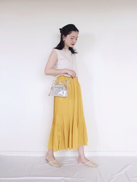 「リップスター」｜「アイテム（その他）」を使った、まいさん（レディース・164cm）の夏コーディネート