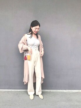 「ISOOK（アイスー）のアイテム（ワンピース/ドレス）」を使った、まいさん（レディース・165cm）の夏コーディネート