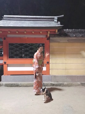 「お祭り」｜「アイテム（その他）」を使った、まいさん（レディース・164cm）の夏コーディネート