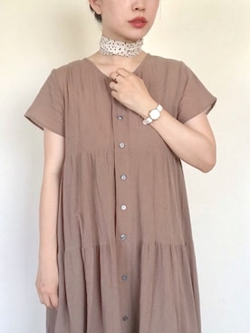 「CLEA（クレア）のアイテム（財布/小物）」を使った、まいさん（レディース・164cm）の夏コーディネート