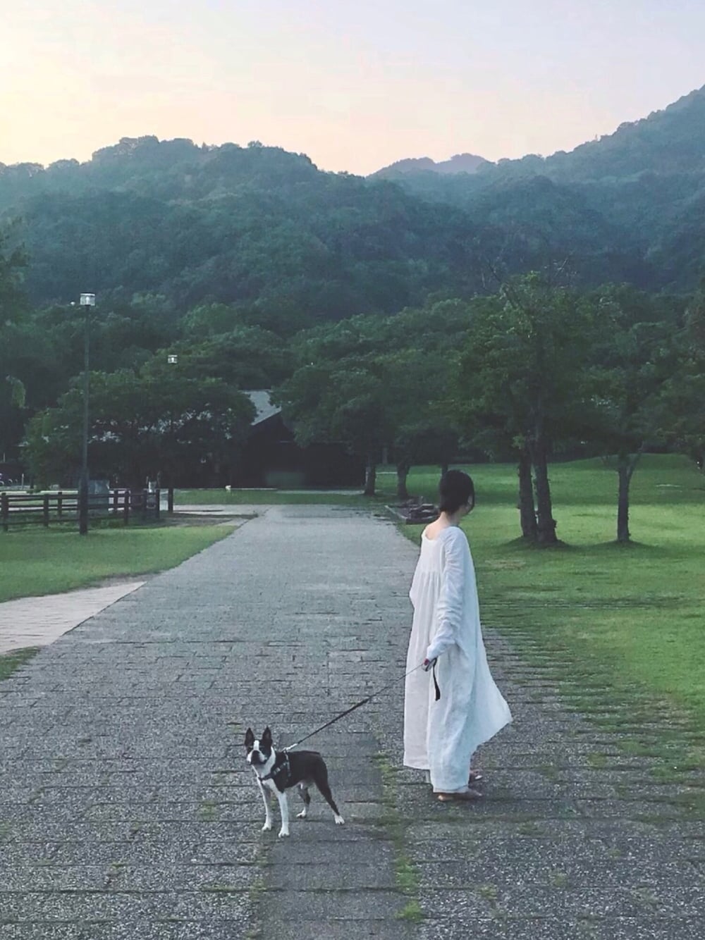「夏、オトナカジュアル、リラックススタイル、サンダル、カジュアル、TODAYFUL、ワントーンコーデ、ホワイトコーデ、ボストンテリア、ビッグシルエット」｜「IG:mai1220のアイテム（その他、その他）」を使った、まいさん（レディース・164cm）の夏コーディネートの1枚目の写真