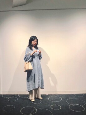 「shopnikoniko」｜「アイテム（パンツ）」を使った、まいさん（レディース・164cm）の秋コーディネート