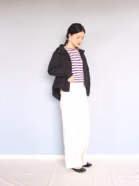 「URBAN RESEARCH Sonny Label（アーバンリサーチサニーレーベル）のアイテム（マウンテンパーカー）」を使った、まいさん（レディース・164cm）の秋コーディネート