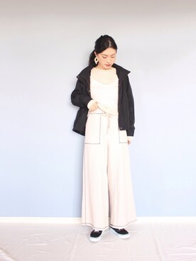 「URBAN RESEARCH Sonny Label（アーバンリサーチサニーレーベル）のアイテム（マウンテンパーカー）」を使った、まいさん（レディース・164cm）の秋コーディネート