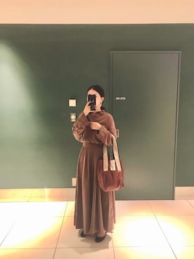 「Mila Owen」｜「アイテム（その他）」を使った、まいさん（レディース・164cm）の秋コーディネート
