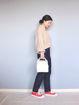 「casselini」｜「アイテム（その他）」を使った、まいさん（レディース・164cm）の秋コーディネート