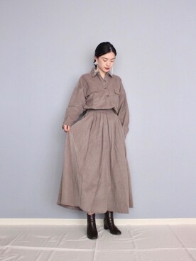 「3rdspring」｜「アイテム（その他）」を使った、まいさん（レディース・164cm）の秋コーディネート