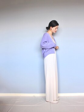「NOLLEY’S（ノーリーズ）のアイテム」を使った、まいさん（レディース・164cm）の秋コーディネート