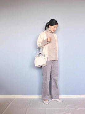 「casselini」｜「アイテム（その他）」を使った、まいさん（レディース・164cm）の秋コーディネート