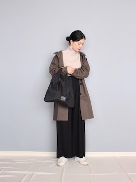 「JUNOAH（ジュノア）のアイテム（ジャケット/アウター）」を使った、まいさん（レディース・164cm）の秋コーディネート