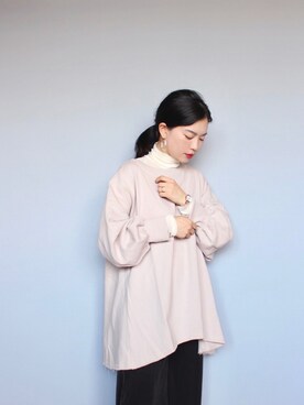 「アントマリーズ」｜「アイテム（アナログ腕時計）」を使った、まいさん（レディース・164cm）の秋コーディネート