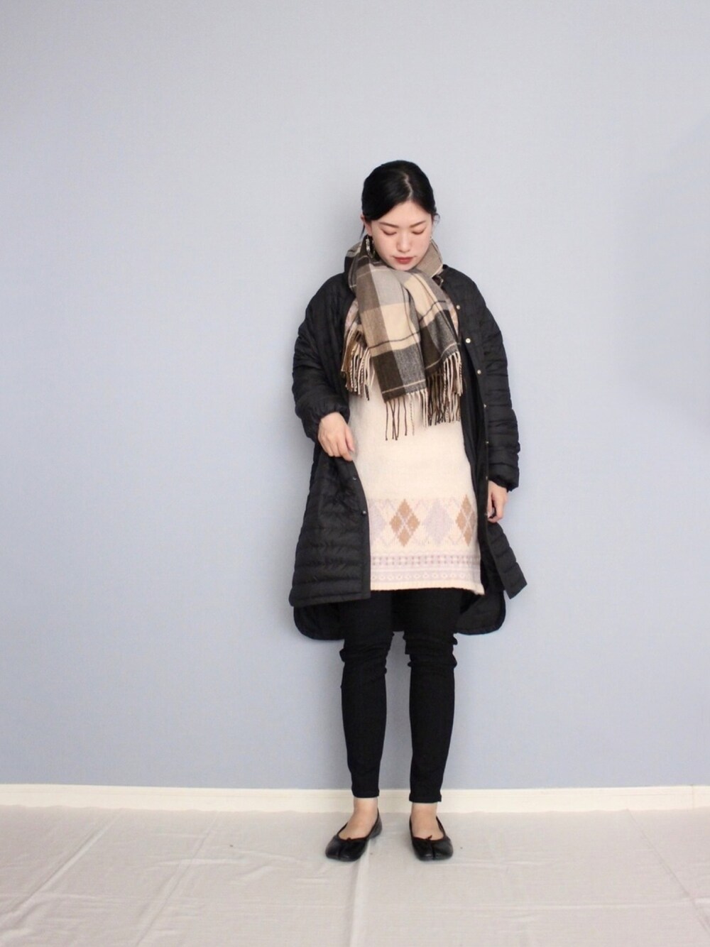 「traditionalweatherwear、トラディショナルウェザーウエア、アークリー、ジェギンス、jeggings、LEE、スキニー、MAJESTICLEGON、マジェスティックレゴン、大人コーデ」｜「IG:mai1220のアイテム（その他、その他）」を使った、まいさん（レディース・164cm）の秋コーディネートの1枚目の写真