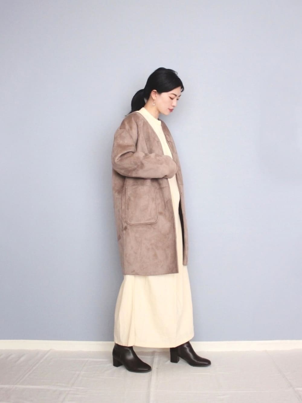 「SonnyLabel、サニーレーベル、ムートンコート、リバーシブル、冬コーデ、大人カジュアル、オトナ女子、ラクチンコーデ、きれいめカジュアル、プチプラ」｜「IG:mai1220のアイテム（その他、その他）」を使った、まいさん（レディース・164cm）の秋コーディネートの1枚目の写真