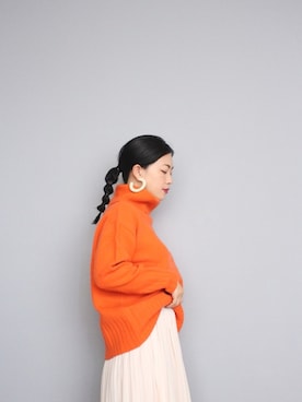 「NOLLEY’S（ノーリーズ）のアイテム」を使った、まいさん（レディース・164cm）の秋コーディネート