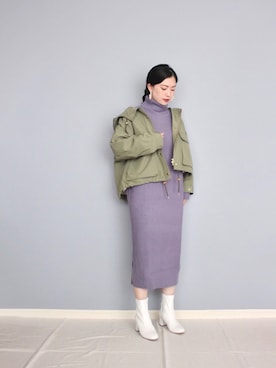 「traditionalweatherwear」｜「アイテム（その他）」を使った、まいさん（レディース・164cm）の冬コーディネート