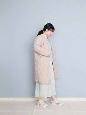 「NOLLEY’S（ノーリーズ）のアイテム（ジャケット/アウター）」を使った、まいさん（レディース・164cm）の冬コーディネート