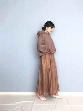 「flower」｜「アイテム（その他）」を使った、まいさん（レディース・164cm）の冬コーディネート