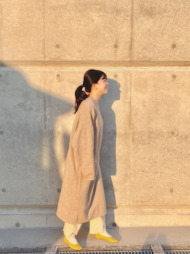 「coca（coca）（コカ）のアイテム（ワンピース/ドレス）」を使った、まいさん（レディース・164cm）の冬コーディネート