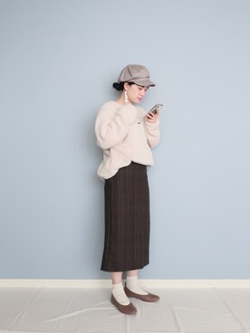 「プレゼント企画」｜まいさん（レディース・164cm）の冬コーディネート